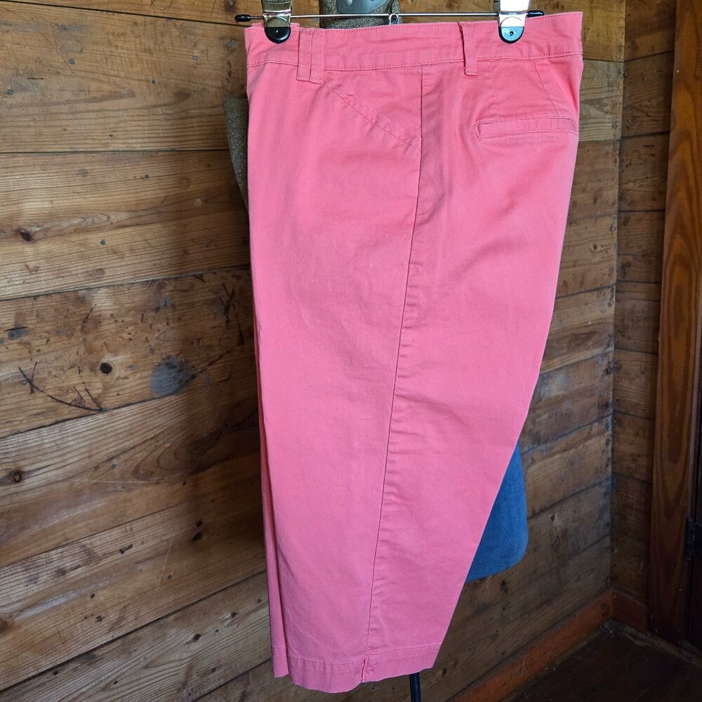 Lee brand, apricot colored capries, size 12 medium.